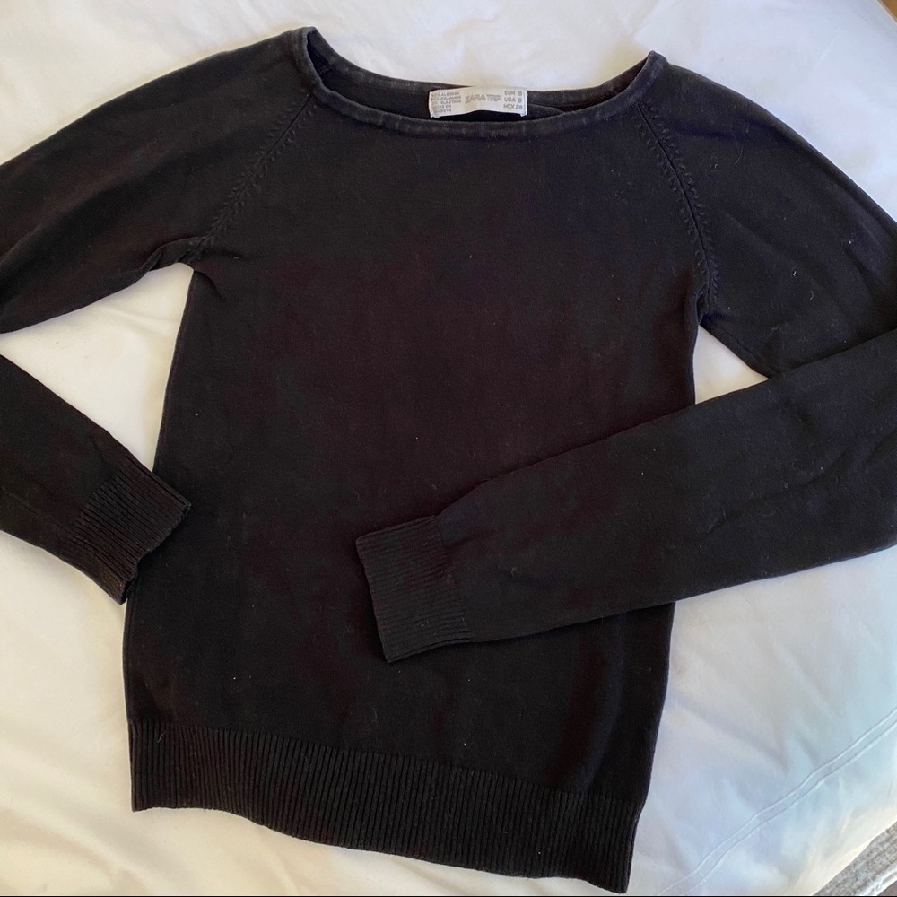 Zara Classic Black Sweater